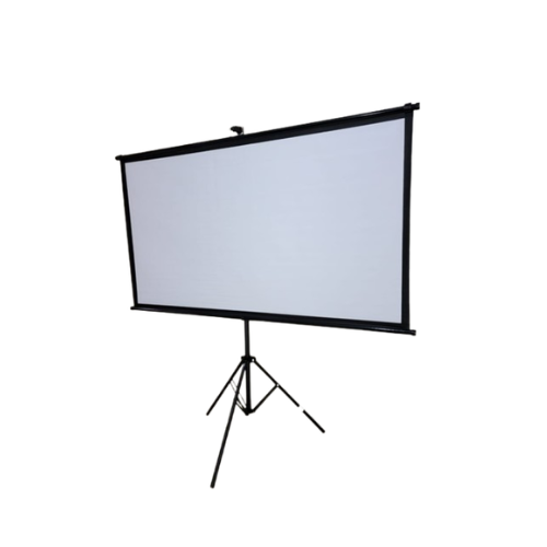Projector Screen 75 Inches (Portable / Tripod) – Matte White