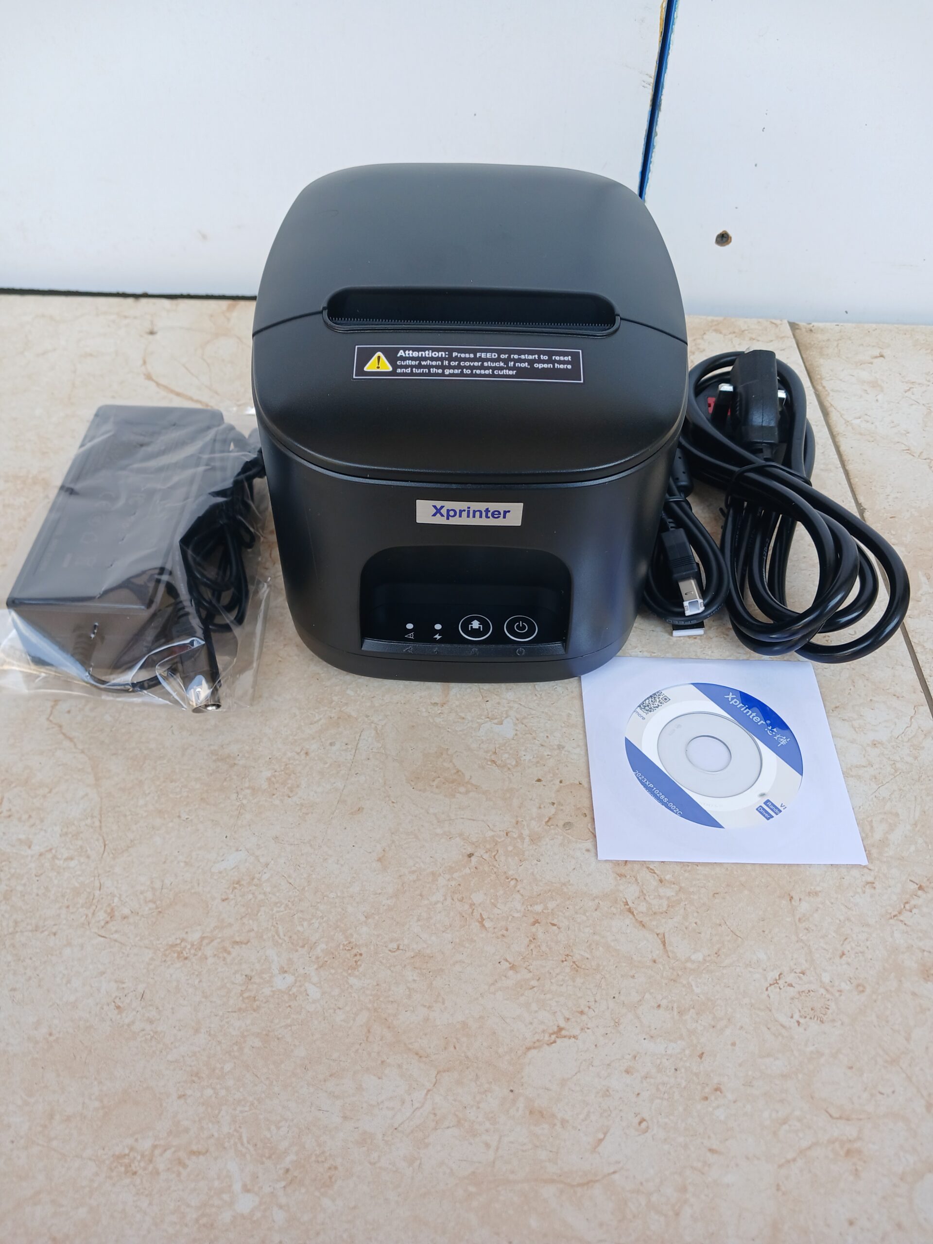 Xprinter XP-Q80B 80mm USB Thermal Receipt Printer for POS Systems