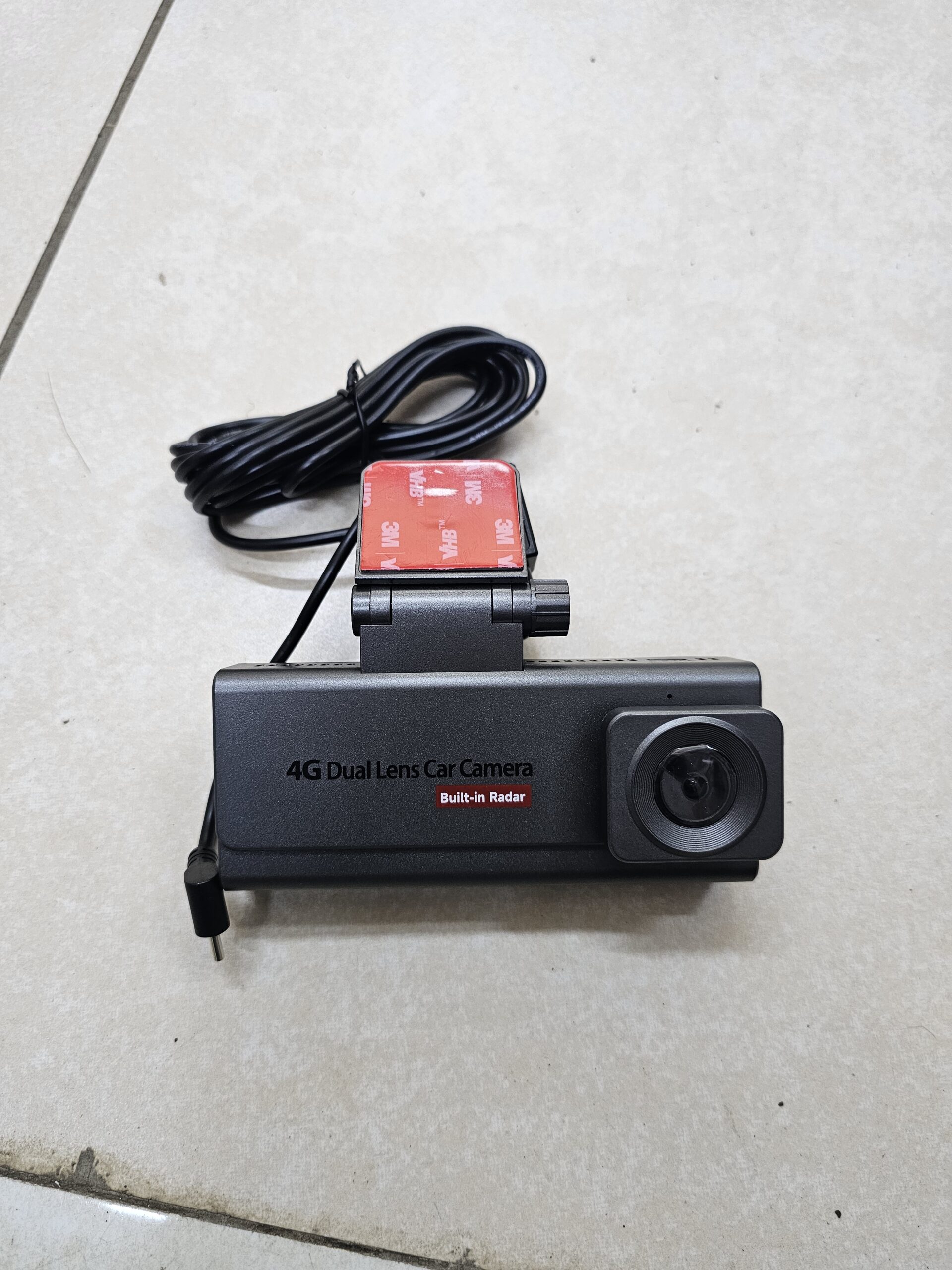 4G Dual Lens Car Dash Camera with Built-in Radar and GPS Tracking