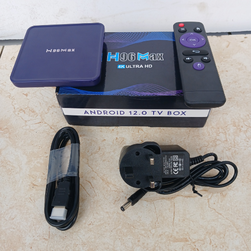 H96 Max 4K Ultra HD Android 12.0 Smart TV Box