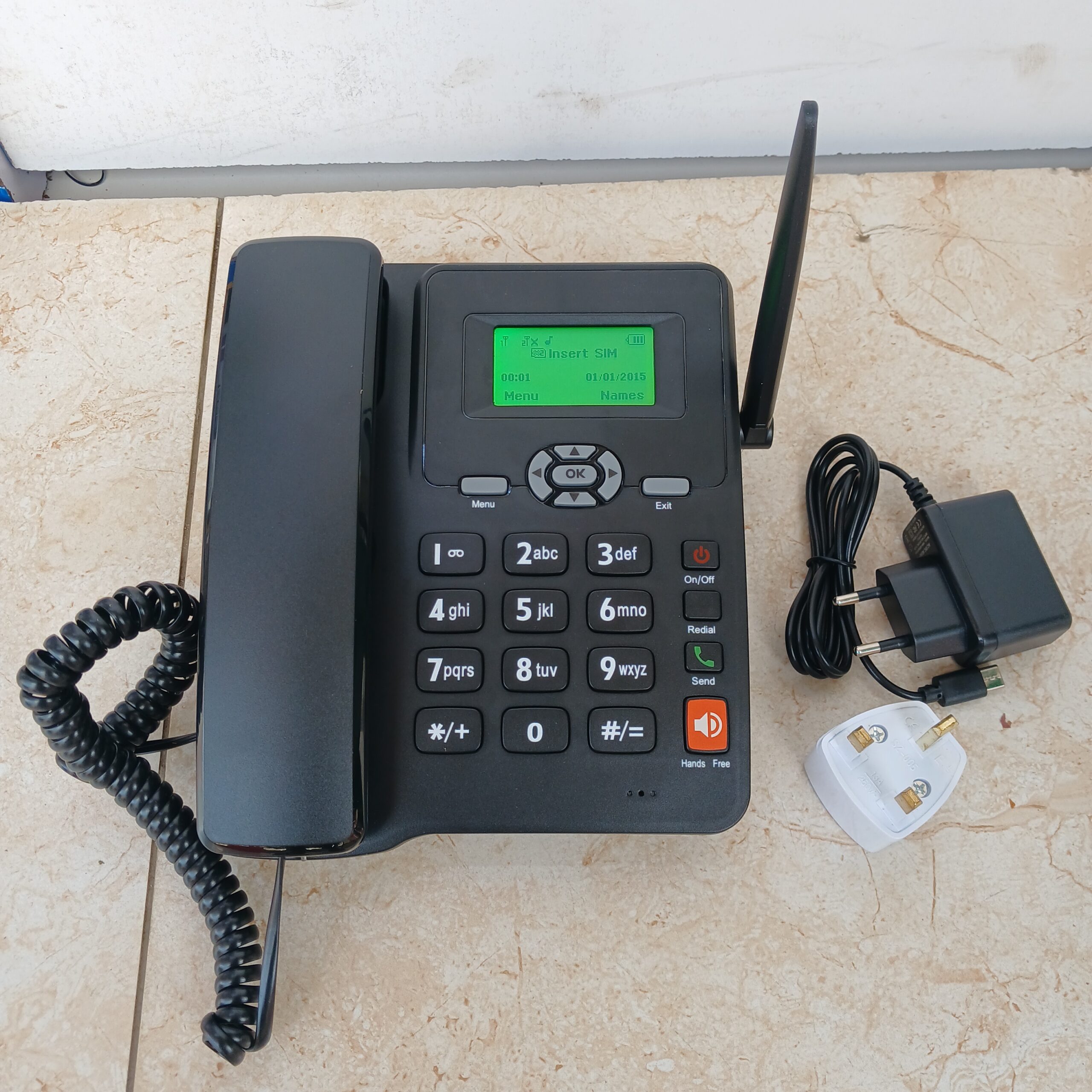 GSM FWP 6588 Fixed Wireless Dual SIM Desk Phone with LCD Display