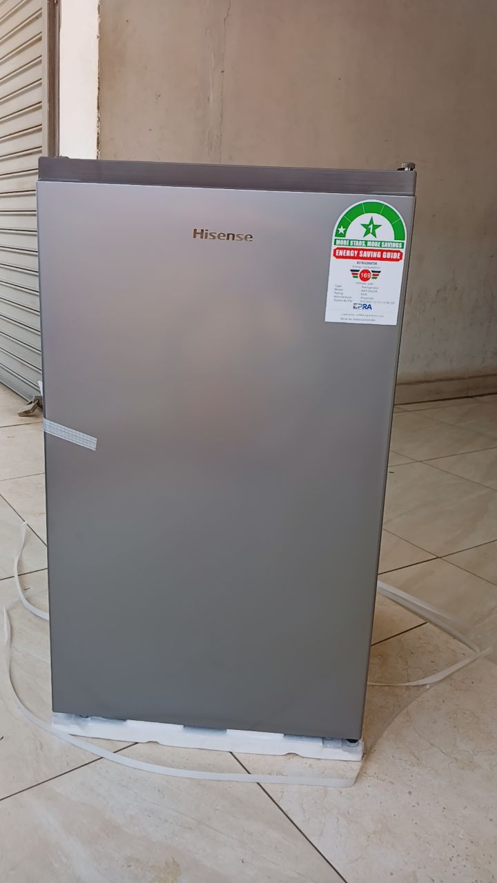 Hisense 94L Single Door Fridge REF094DR in Silver Finish