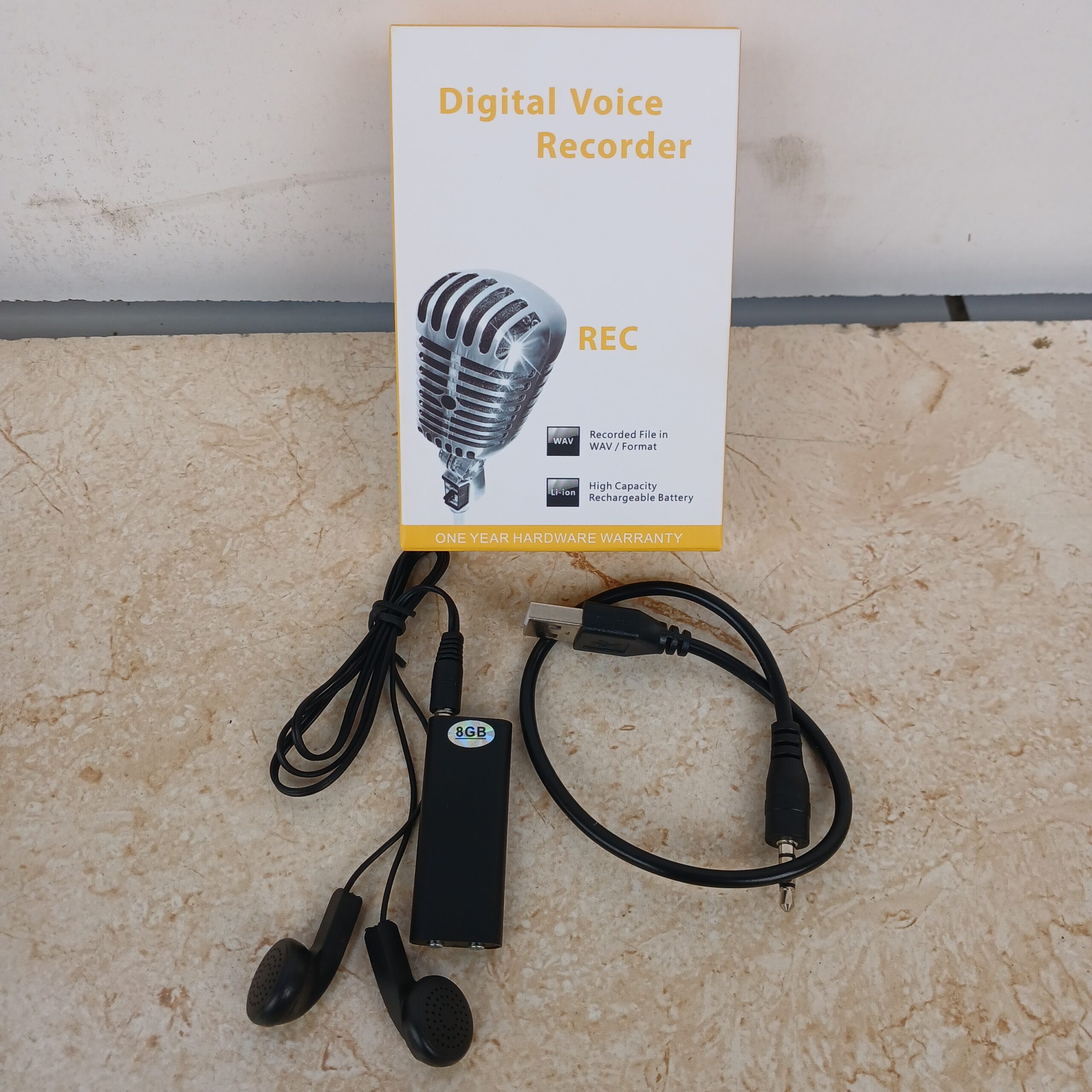 8GB Mini Portable Digital Voice Recorder & MP3 Player