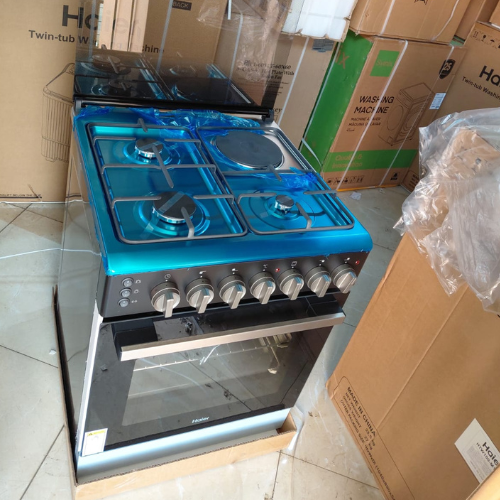 Haier 60×60 3 Gas + 1 Electric Standing Cooker HRE6313CDRMB