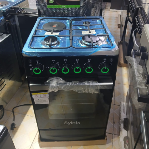 Syinix 50×55 3G + 1E Standing Cooker with Electric Oven