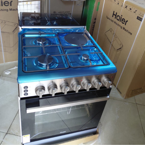 Haier 3G + 1E 60×60 Standing Cooker HRE6313CDRSS