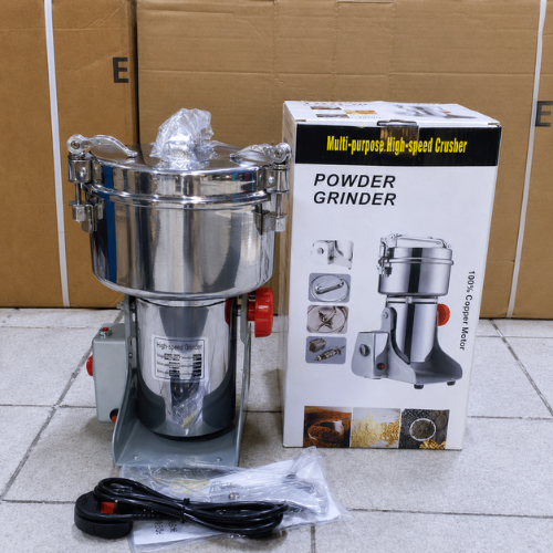 Commercial Stainless Steel Electric Grain & Spice Powder Grinder 2000g
